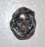 Santa Muerte/ Grim Reaper Magnet, Hand Painted Resin Sculpture | Mythic Fantasy Decor | Santa Muerte Magnet for Fantasy and Gothic Decor