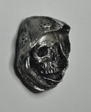 Santa Muerte/ Grim Reaper Magnet, Hand Painted Resin Sculpture | Mythic Fantasy Decor | Santa Muerte Magnet for Fantasy and Gothic Decor