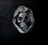 Santa Muerte/ Grim Reaper Magnet, Hand Painted Resin Sculpture | Mythic Fantasy Decor | Santa Muerte Magnet for Fantasy and Gothic Decor