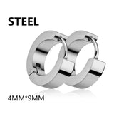 1Pair Punk Stainless Steel Spiky Thorn Stud Earrings | Unisex Gothic Hip Hop Jewelry