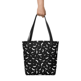 Blackout Batty Tote Bag