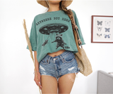 Anywhere But Here UFO | Comfort Colors® Funny Racoon Tee