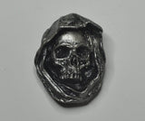 Santa Muerte/ Grim Reaper Magnet, Hand Painted Resin Sculpture | Mythic Fantasy Decor | Santa Muerte Magnet for Fantasy and Gothic Decor