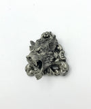 Werewolf Magnet, Hand Painted Resin Sculpture | Gothic Fantasy Decor | Werewolf Magnet for Fantasy and Gothic Decor