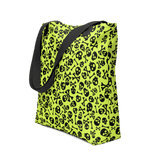 Lime Bones Tote bag