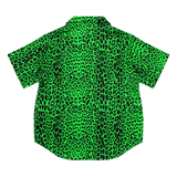 Lime Leopard Silky Pajama Top