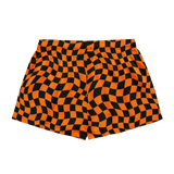 October Tiles Checkered Silky Pajama Shorts