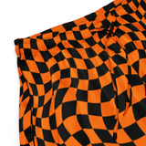 October Tiles Checkered Silky Pajama Shorts