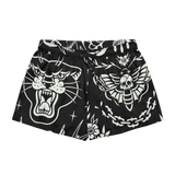Old School Ink Silky Pajama Shorts