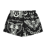 Old School Ink Silky Pajama Shorts